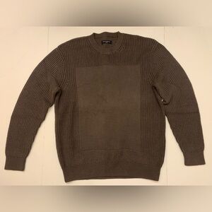 AllSaints - Men’s Lg Chocolate sweater (a hug of hot cocoa) ☕️